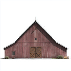 Naklejka premium Rustic Wooden Country Barn House