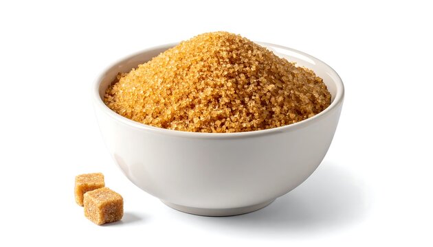 Bowl of golden brown crunchy granola with spoon.