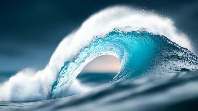 Giant Ocean Wave Frozen Into Elegant Sculptural Form