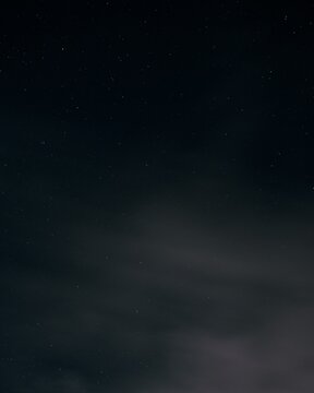 Dark night sky background with starry space texture