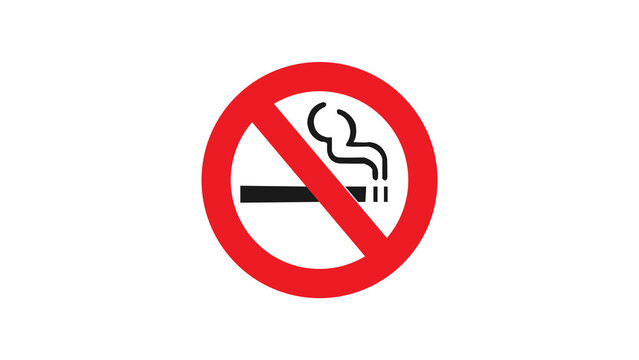 No smoking sign icon