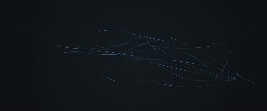 Cinematic Widescreen Icy Global Network Anamorphic Seamless Loop