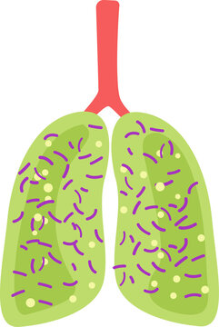 mycobacterium tuberculosis infection disease and symptoms concept
