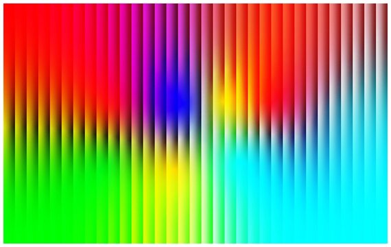 Abstract vertical bar pattern with glowing primary and secondary colors abstract background