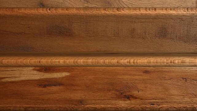 Natural Red Oak wooden boards shown in continuous rotation with rich grain detail, organic texture, surface variation and authentic woodworking character