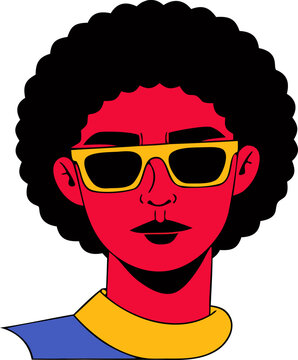 genZ style character svg vector