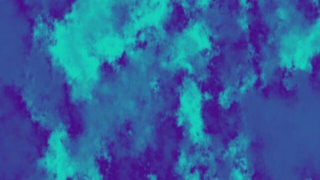 Turquoise and Blue CSS Gradient Background with Cloudy Organic Texture and Soft Blending