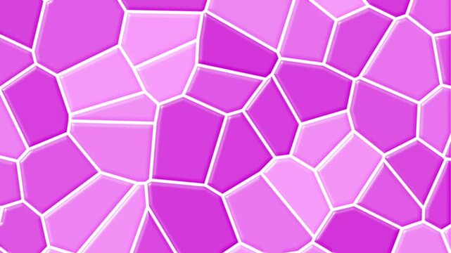 Purple pink mosaic ceramic tile pattern seamless texture background creative geometric cell design animation motion graphic video element for background