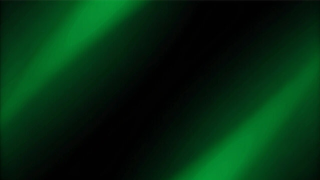 Abstract green gradient with motion blur, grainy brushed texture and dark green light leaks on black, retro film overlay for cinematic effects, posters and creative design.