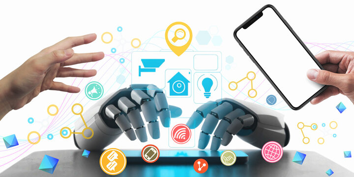 Human commands to connect with smart technology innovations and a new lifestyle through smartphone applications