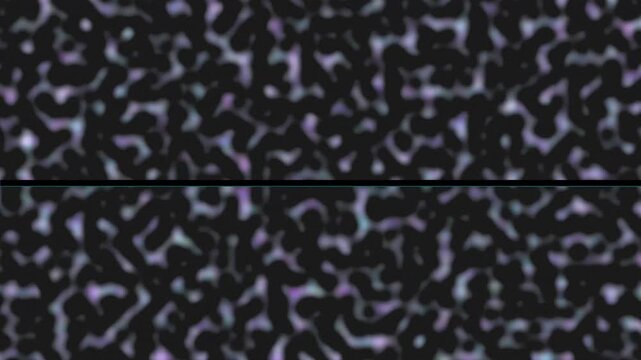 Abstract Dark Liquid Noise Background with Morphing Cellular Pattern. Dark Organic Morphing Fractal Noise Overlay for Video Backgrounds