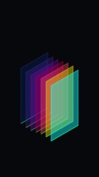 Vertical spectral gradient planar slices with sweeping scanning laser