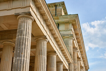 Fototapeta premium Brandenburg Gate columns in Berlin