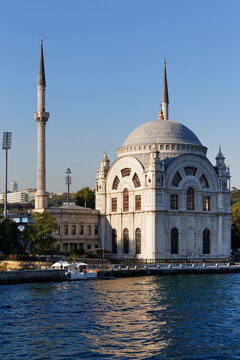 Turkey, Istanbul, View of Dolmabahce mosque