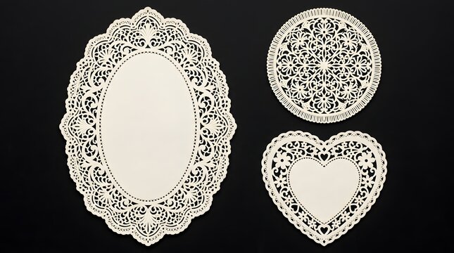 round lace doily
