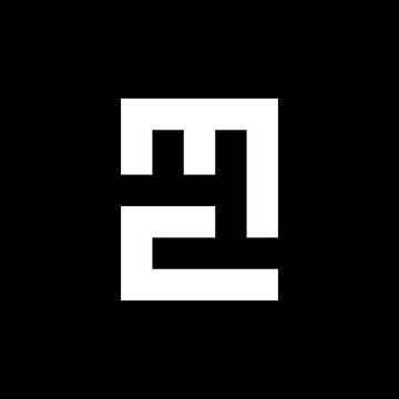 MC simple bold monogram logo