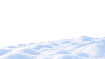 Frozen Winter Snow PNG Featuring Clean White Snowbank, Realistic Snowdrift Texture and Natural Surface Isolated on Black Background for Creative Design Projects © Bond
