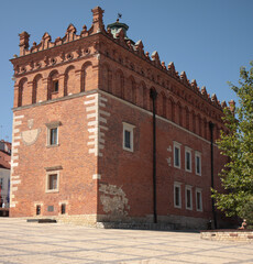 Sandomierz, miasto, stare miasto, ratusz , rynek, kamienice, pałac, © dulak