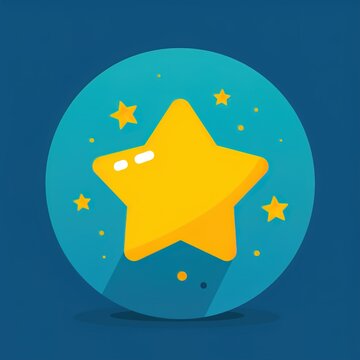 Yellow star icon for customer rating