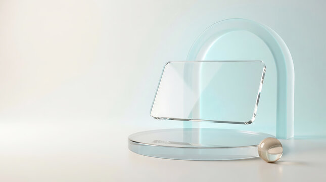 Transparent acrylic smart card with holographic stripe