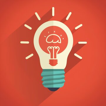 Light bulb icon representing creative idea