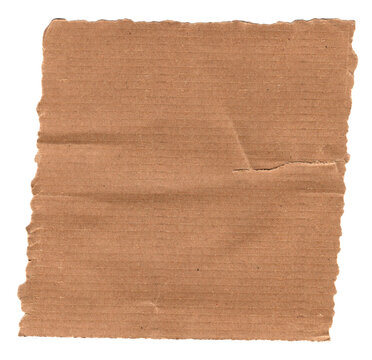 old paper texture, torn kraft paper piece vector - ripped creased cardboard texture patch