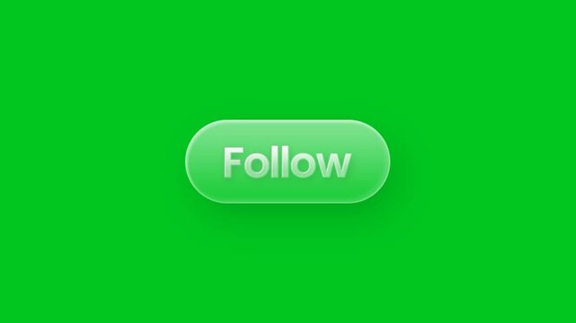 Follow Icon Animation With Transparent Background