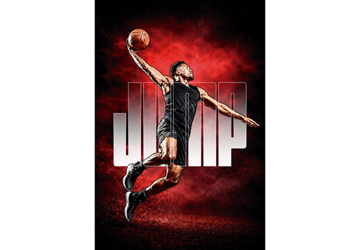 Dynamic Sports Text & Photo Effect