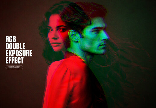 RGB Double Exposure Effect