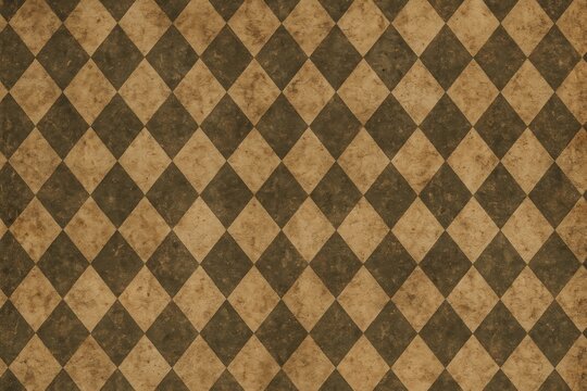 Vintage harlequin pattern background