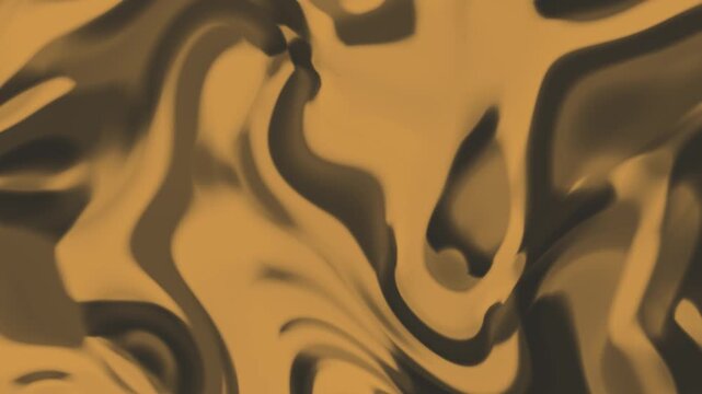 Tiger Camo Brown Golden Liquid Waves Fluid Marble Pattern Texture