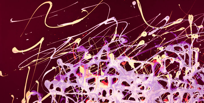 Decorative Fog Blur in Bright Abstract Color Palette