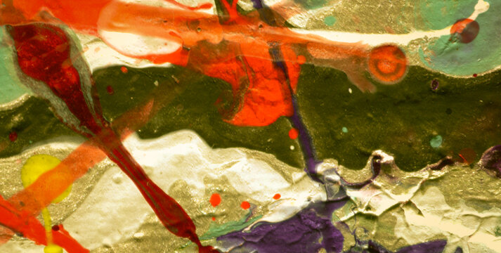 Vibrant Ethereal Backdrop Using Colorful Grunge Elements