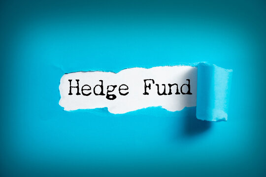 HEDGE FUND . Text written on notepad