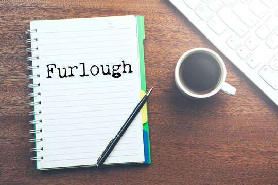 A handwritten note stating furlough