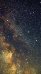 Obraz na płótnie Canvas Summertime Milky Way stars and constellations.