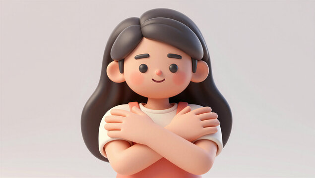 Woman Practicing Self Care and Mindfulness 