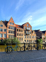 Obraz premium Old town of Ghent Belgium