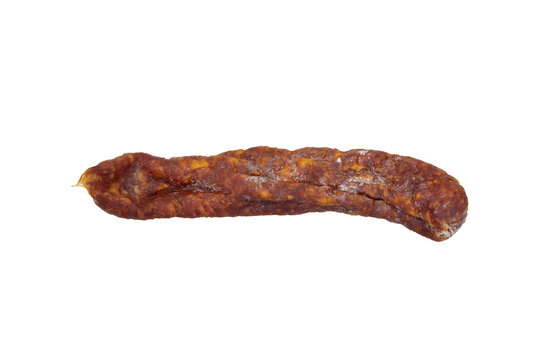 fresh smoked sausage isolated on white or transparent png