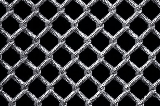 Silver Wire Mesh Texture Metal Grid Background