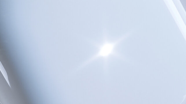 Abstract Glossy White Surface with Bright Reflection