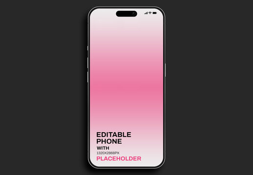 Editable Smart Phone Mockup