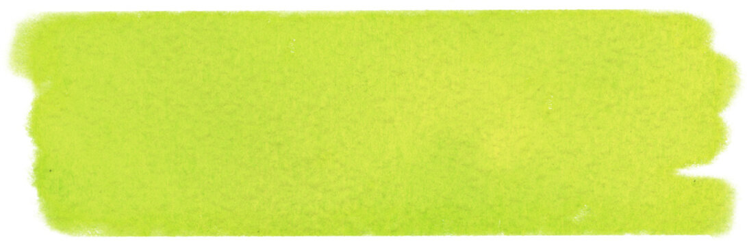Lime Green Watercolor Banner