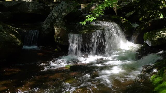 This is a mini cascade of water