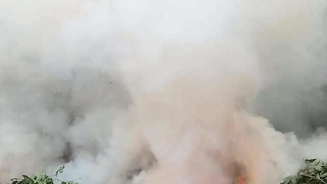 Movement of fire and smoke