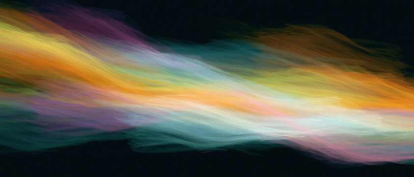 ethereal abstract aurora swirl blending teal violet peach smoke for wellness branding web design advertising backdrop evoking calm dreamy atmospheric digital art texture
