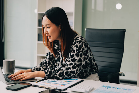 Asia people young adult woman bad day work hard bored data tired at office desk workplace think worry job tough stress asian workforce issue. Mid life crisis mental health illness sad labor effort.