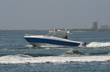 Fototapeta premium High-end Sport Fishing Boat