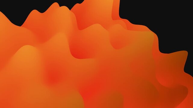 abstract orange background with bubbles