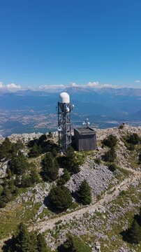 Moucherotte Mountain overlooking Grenoble, French Alps